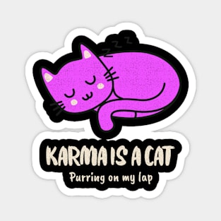 Karma is a cat Magnet