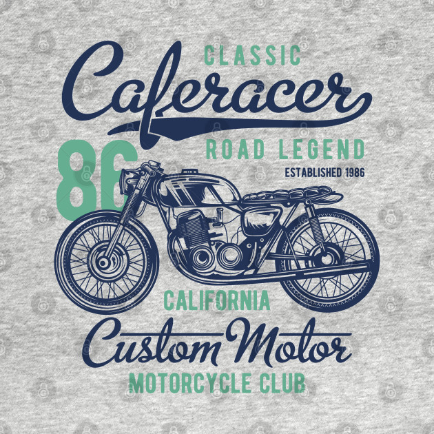 Disover Custom Garage Cafe Racer shop vintage - Custom Garage Cafe Racer Shop Vintage - T-Shirt