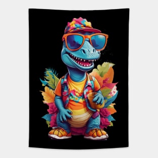 Whimsical Cool Dino Tapestry