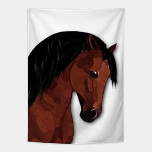 Horse Lovers Bay Horse Tapestry