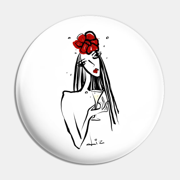 Girl Pin by lizaplatonova