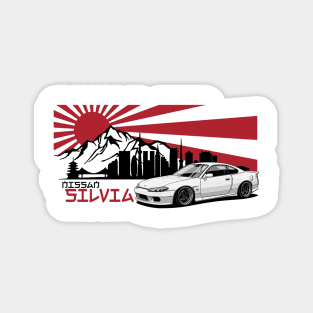 Nissasn Silvia S15, JDM Car Magnet