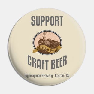 HMB Support Craft Beer: Steam Pils Pin