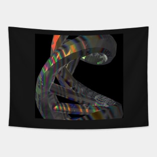 Hologram Effect DNA Molecule Tapestry