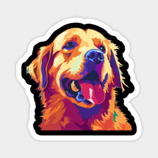 Golden Retriever Pop Art - Dog Lover Gifts Magnet