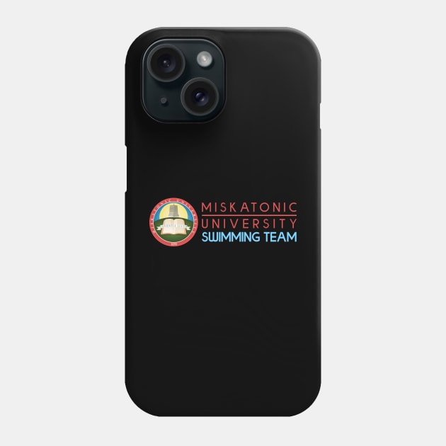 Miskatonic University Swimming Team Phone Case by PCB1981