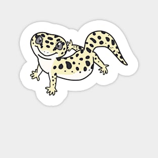 Smiling leopard gecko Magnet