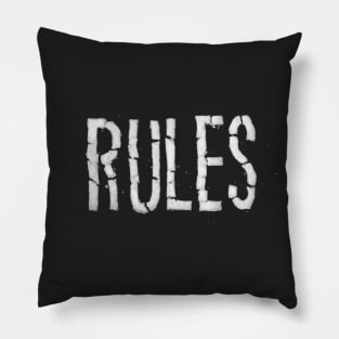 Broken Rules Pillow