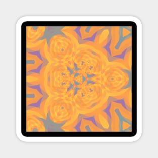 Kaleidoscope of Cute Bright Colors Magnet