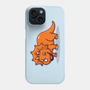 Cute Triceratops Smiling Phone Case