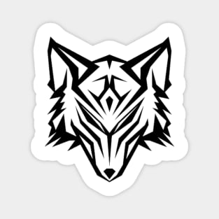 Wolf Head- Lines Magnet