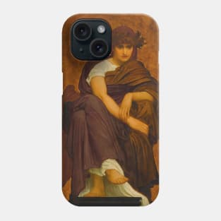 Mnemosyne, Mother of the Muses by Frederic Leighton Phone Case