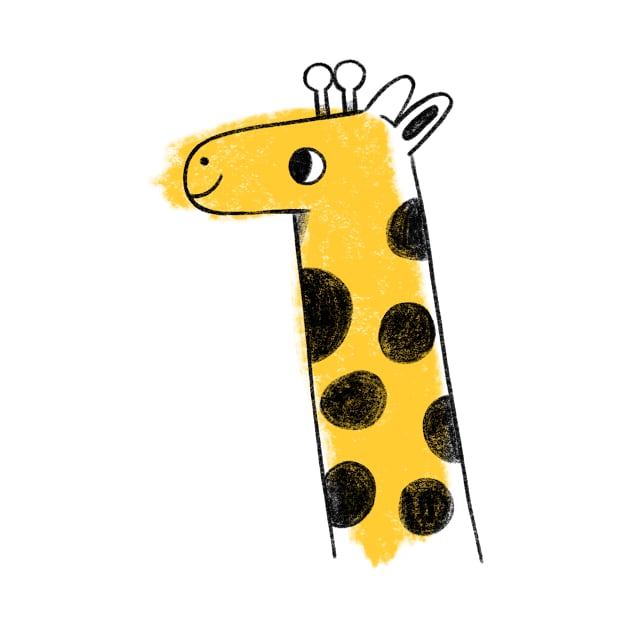Happy cartoon giraffe by jill_gori