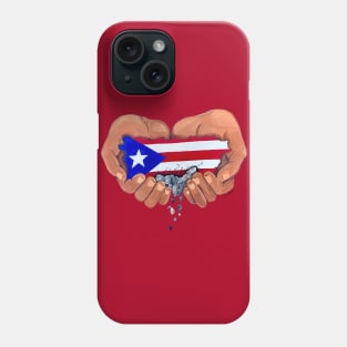 Helping Hands for Puerto Rico Phone Case