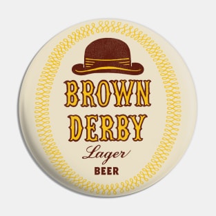 Brown Derby Retro Defunct Beer Pin