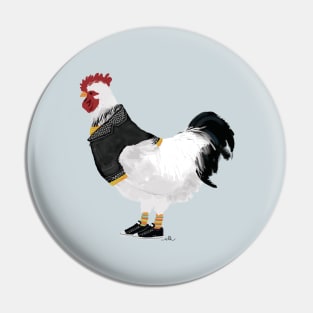 Punky Chicken! Pin