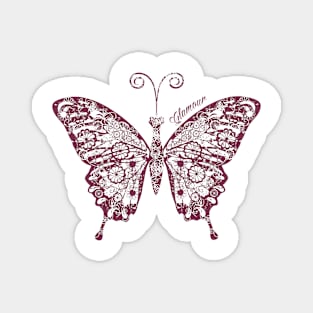 Glamour butterfly Magnet