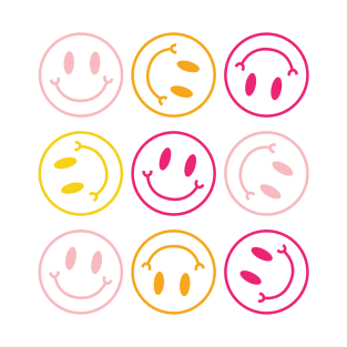 Preppy Smiley Faces T-Shirt