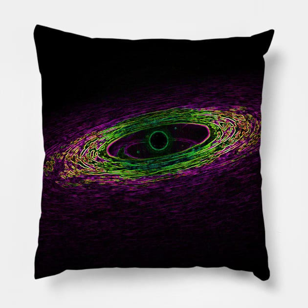 Black Panther Art - Glowing Edges 433 Pillow by The Black Panther