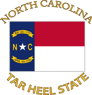 Flag - North Carolina - Tar Heel State Magnet