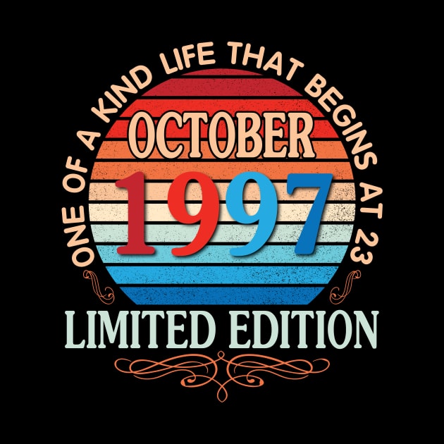 October 1997 One Of A Kind Life That Begins At 23 Years Old Limited Edition Happy Birthday To Me You by bakhanh123