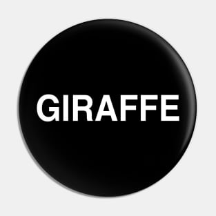 Giraffe Pin