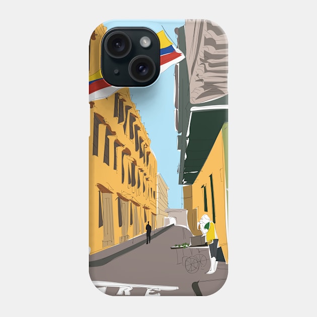 Cartagena de Indias, Colombia Phone Case by lymancreativeco