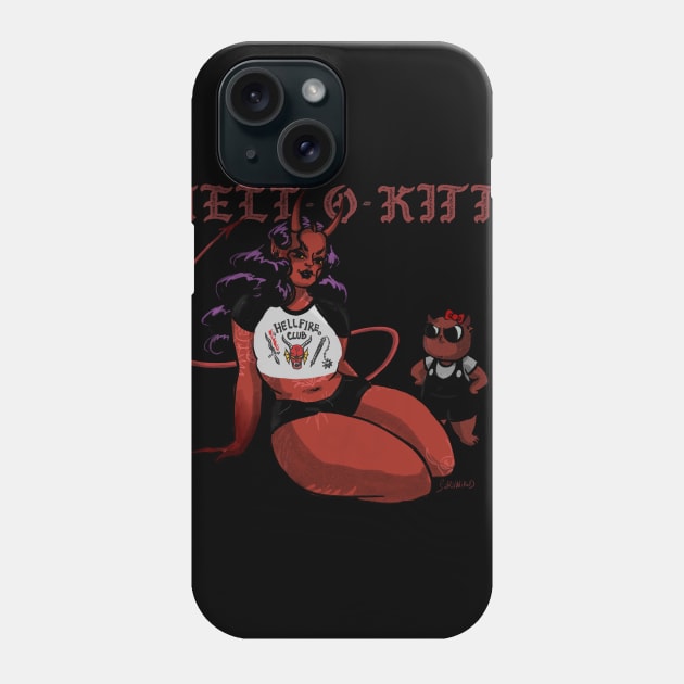 Hellkitty Club Phone Case by SaraWired