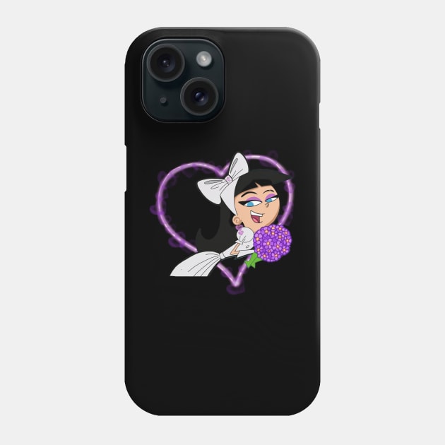 Trixie Tang Wedding Dress Flowers Couple Cute Heart Glow Phone Case by UrbaneWanderlust