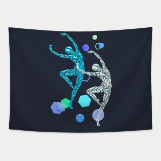 Blue Dancer Tapestry