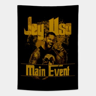 Jey Uso \ Main Event \ WWE \ Yellow Retro Tapestry