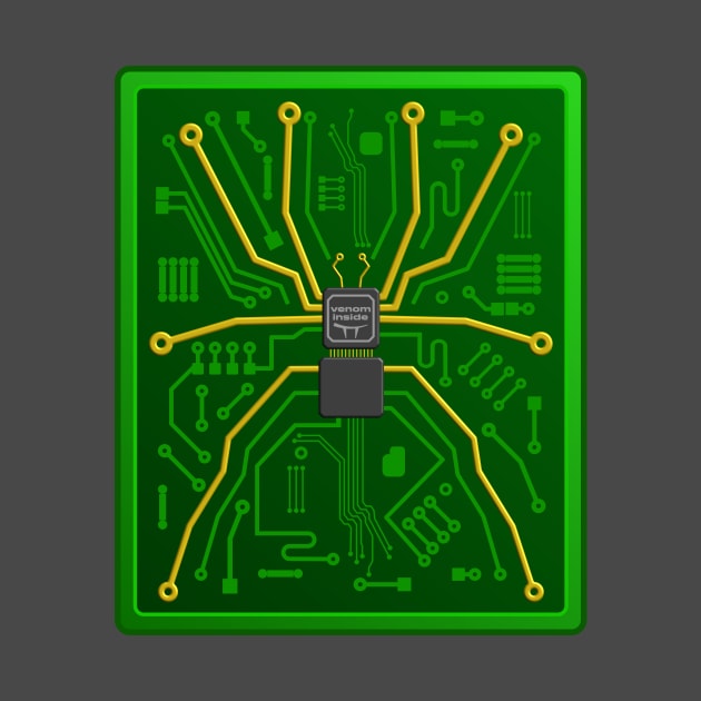 Spider Microchip by Dragonbudgie