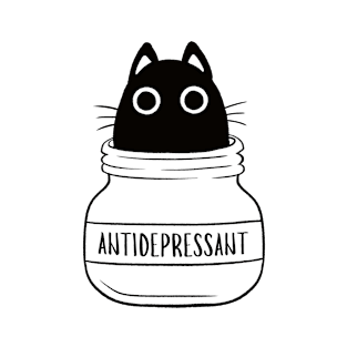 Antidepressant Cat T-Shirt