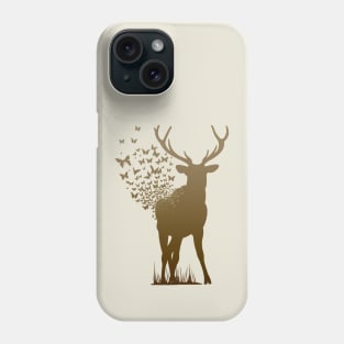 Deer Butterflies Phone Case