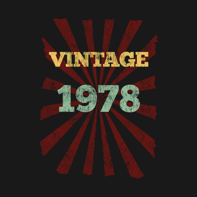 Vintage 1978 40th Birthday by vladocar