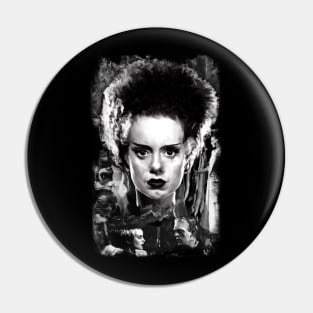 The Bride of Frankenstein "She's Alive!!!" Pin