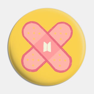 BTS band aid Pin