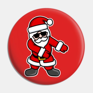 Floss dance Flossing Santa Claus Christmas Floss like a boss Pin