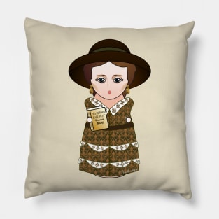 Kokeshi writer Virginia Woolf Pillow