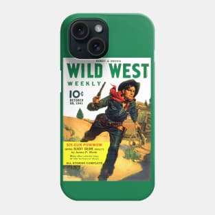 Wild West Magazine Cover October 1941 Phone Case