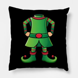 'ELF COSTUME' Funny Christmas Elf Costume Pillow