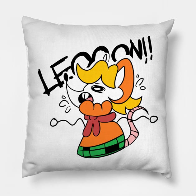 Mousley Ashley LEON Pillow by kelsmister