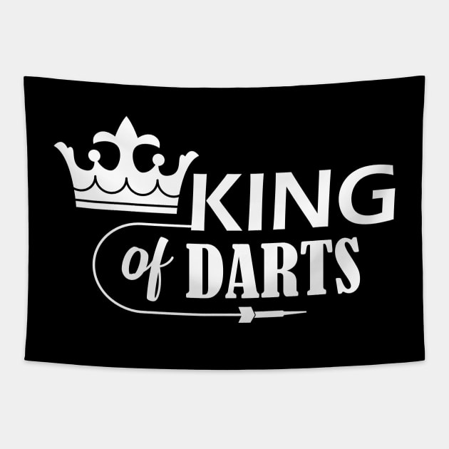 Dart - King of darts Tapestry by KC Happy Shop