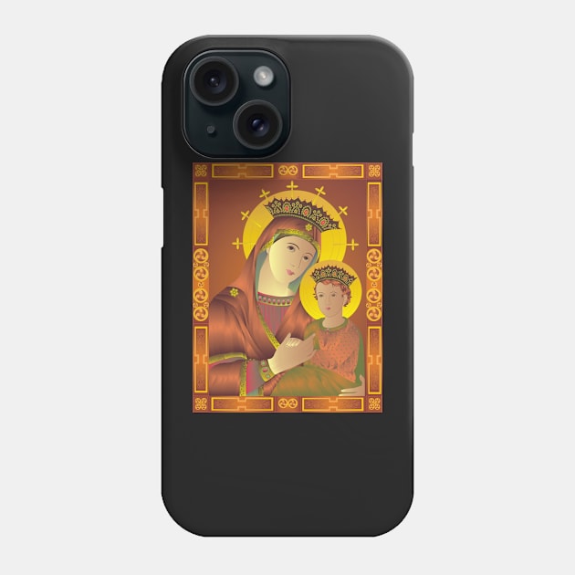 The Madonna and Child Phone Case by Rupaprakash