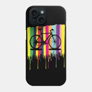 rainbow bicycle Phone Case