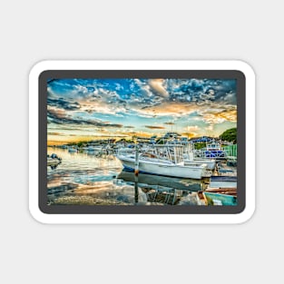 Falmouth Harbor Cape Cod Magnet