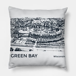Green Bay Wisconsin Pillow