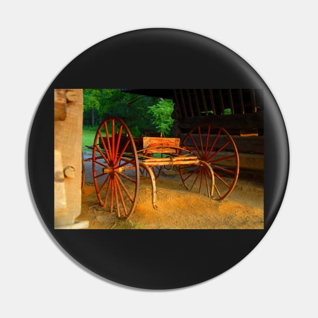 Little Red Wagon Pin by dltphoto