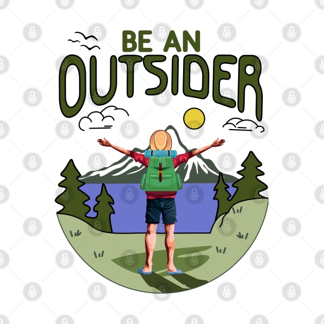 Be an Outsider by Blended Designs