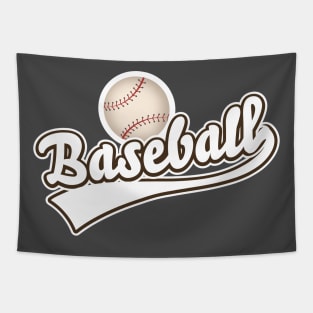 Baseball logo Tapestry